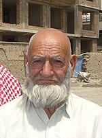 Actor Khwaja Nader in Kabul, Afghanistan, July 2006.