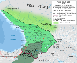 ■ Koninkrijk Abchazië omstreeks 1008