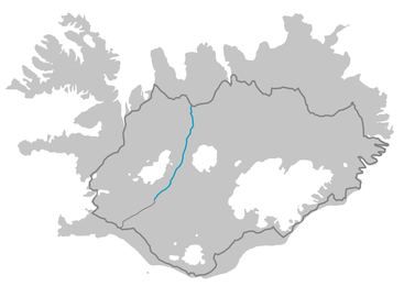 The geothermal field is located at about 10 km to the southwest of the southern end of Kjölur highland road.