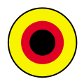 ドイツ連邦軍の制帽に用いられる円形章の配色