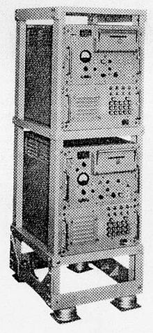 KW-26 model C; the receiver is at the top, the transmitter at the bottom. Card reader is in upper right of each unit. Kw-26-2.jpg