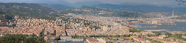 A general view of the city, from the surrounding mountains to the city's port