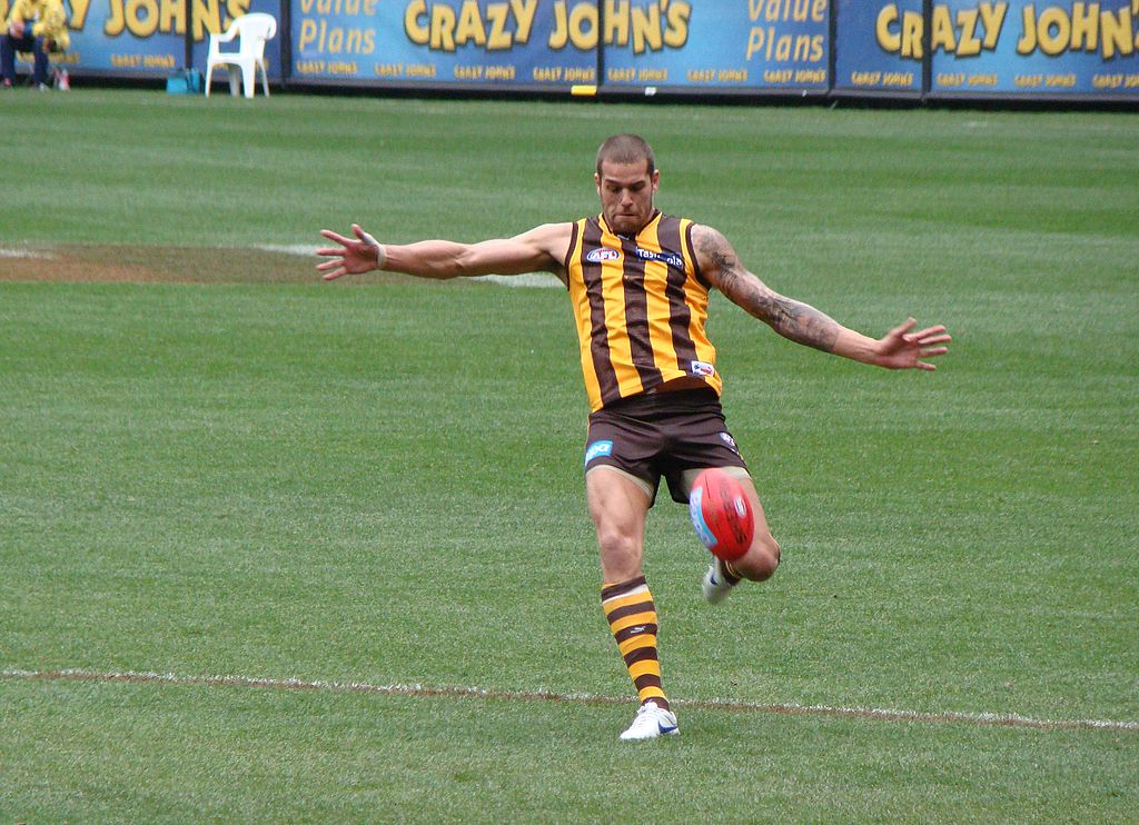 Lance Franklin. First of eight vs Port 2011 (6045461008)