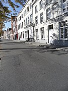 De Langerei (straat) gezien van de Wulpenstraat.