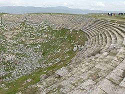 A nyugati színház maradványai Laodikeiában