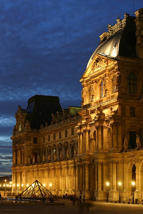 The Louvre in Paris, the most-visited art museum in the world in 2022.