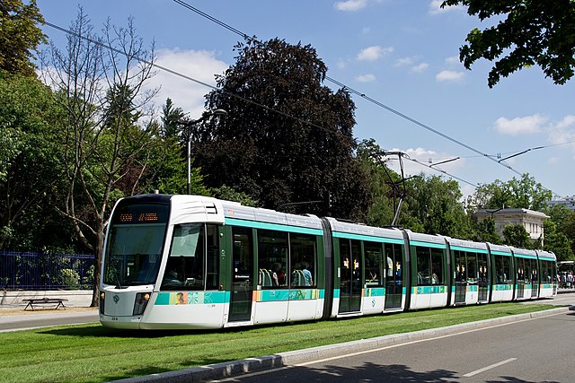 Tramway T3A à Cité Universitaire