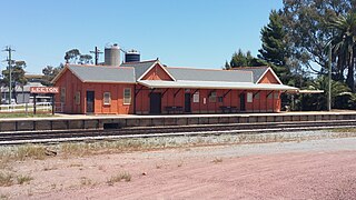 <span class="mw-page-title-main">Leeton railway station</span> Railway station in New South Wales, Australia