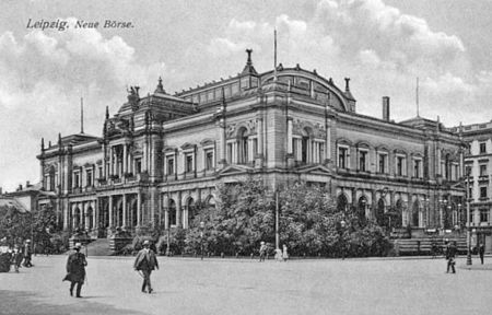 Leipzig Neue Börse vor 1911