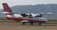 Un L-410UVP-E de SEAIR à l'aéroport de Busuanga en avril 2007.