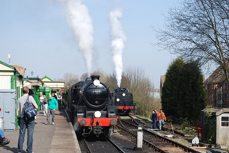 File:Letting off steam at Alton (7011489369).jpg