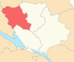 Distret de Lubny - Localizazion