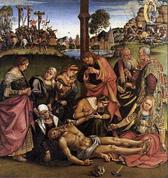 Luca Signorelli, 1502 La Lamentation sur le Christ mort Musée diocésain (Cortone)