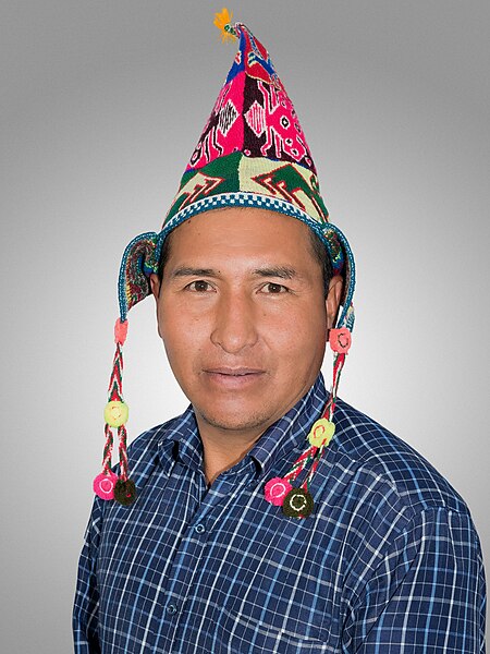 File:Luis Yapura Choque. Official portrait, 2020. Chamber of Deputies of Bolivia.jpg