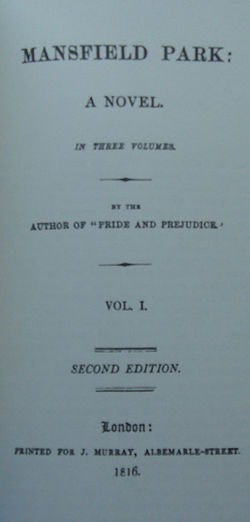 Az 1816-os második kiadás címlapja