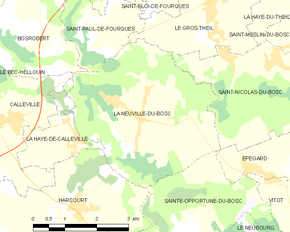 Poziția localității La Neuville-du-Bosc