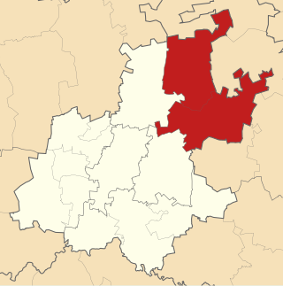 <span class="mw-page-title-main">Metsweding District Municipality</span> Former District municipality in Gauteng, South Africa