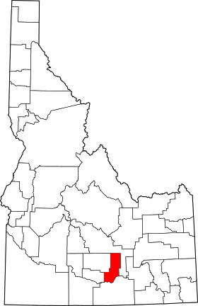 Localisation de Comté de Minidoka(Minidoka County)