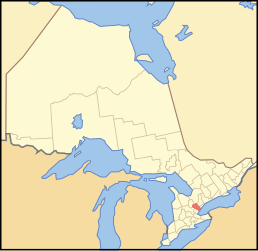 Municipalité régionale de Peel - Carte