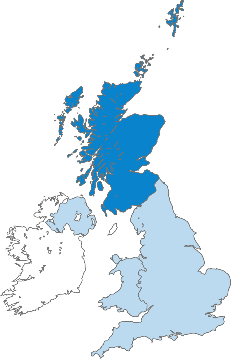 map of scottish counties