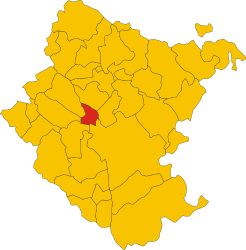 アレッツォ県におけるコムーネの領域