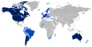 Map of the Croatian Diaspora in the World.svg