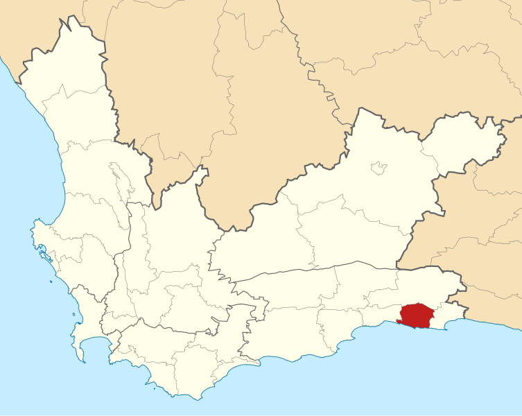 File:Map of the Western Cape with Knysna highlighted (2006).svg