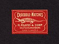 Matchbox Label Pojatzi Sulphur Match Crocodile-Matches.jpg