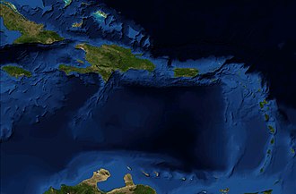 NASA image of the Antilles Meerenge NASA World Wind Globe 4.jpg