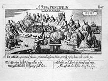 Aden auf einem Holzstich von Daniel Meisner (1638)