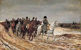 Napoleon po bitvě u Laonu