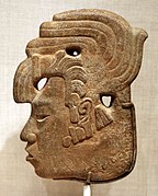 Messico o guatemala, maya, tardo periodo classico, profilo reale, 650-800 dc ca.jpg