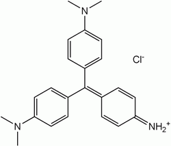 Struktura methylové violeťi 2B
