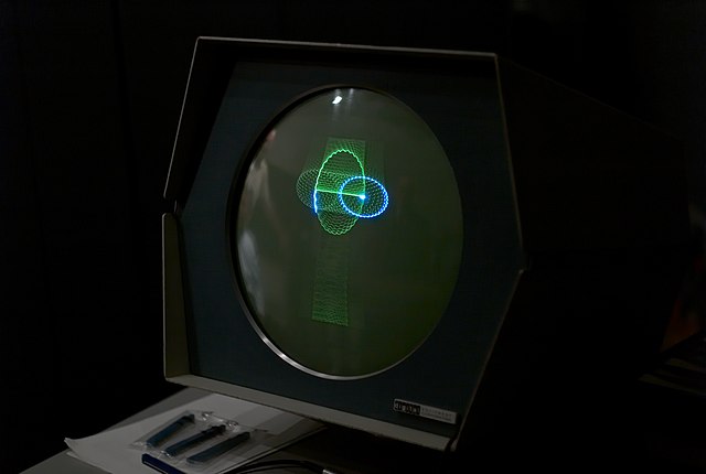 The Minskytron or "Three Position Display" running on the Computer History Museum's PDP-1, 2007