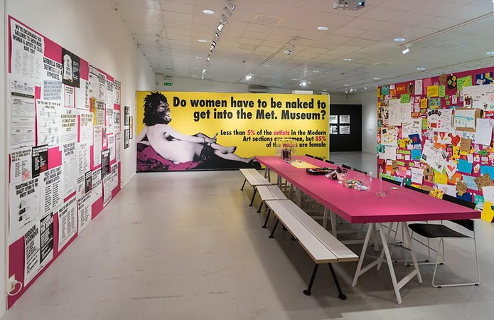 Exposició de les Guerrilla Girls al Mjellby Art Museum, 2019