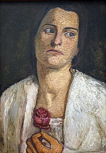 Clara Henriette Sophie Rilke, geb. Westhoff, 1905 (Hamburger Kunsthalle)