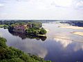 El que es podria anomenar un liman fluvial (tot i que en aquest cas no és conegut com a liman), on el riu Narew o Nàrev desemboca al Vístula, a Modlin, Polònia