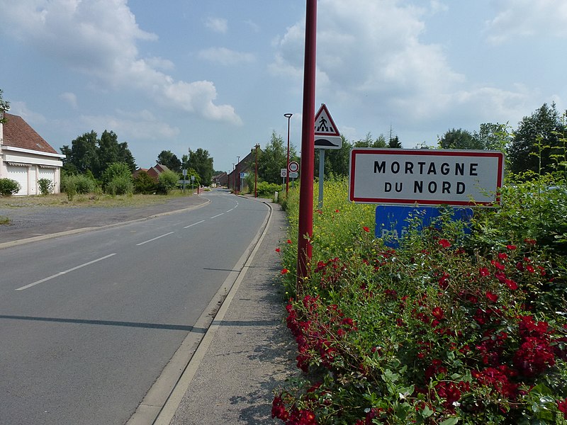 File:Mortagne-du-Nord (Nord, Fr) City limit sign.JPG