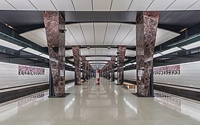 Moskva Khoroshevskaya tunnelbanestation asv2019-06.jpg