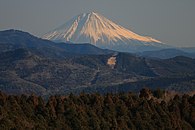 富士山（富幕山からの距離は約118 km）