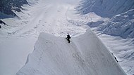 Mount Logan Knife ridge, east ridge by Christian Stangl (flickr).jpg