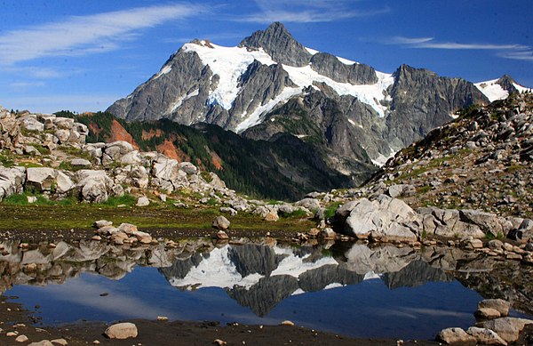 Mount Shuksan, one of the most picturesque peaks of the North Cascades