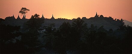 Mrauk U, the old capital of Rakhine in Myanmar