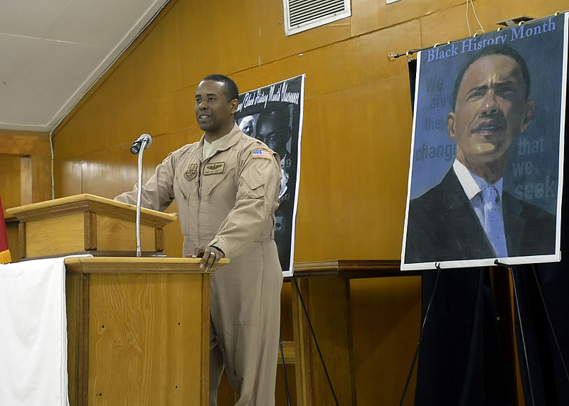 File:Multi-National Division - Baghdad Soldiers celebrate Black History Month 090225-A--003.jpg