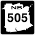 Route 505 marker