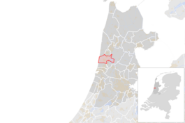 Locatie van de gemeente Castricum (gemeentegrenzen CBS 2016)