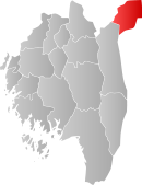 Vị trí Rømskog tại Østfold