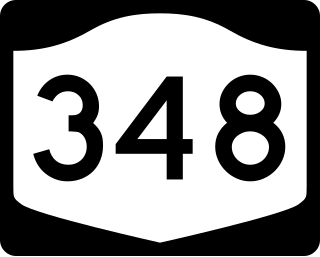 <span class="mw-page-title-main">New York State Route 348</span> Former highway in New York