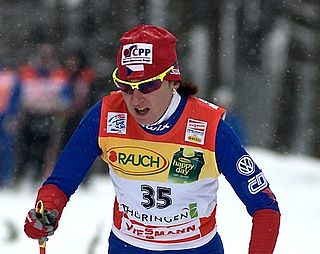 Eva Vrabcová-Nývltová Czech cross-country skier and long-distance runner