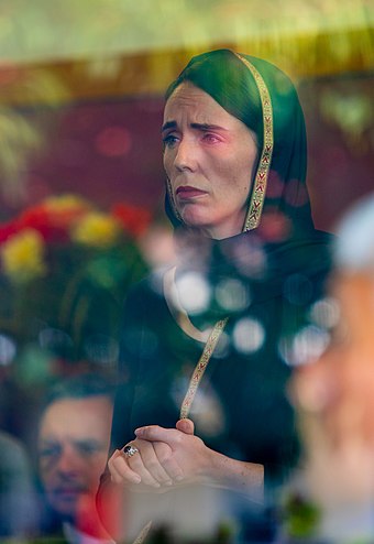Prime Minister Jacinda Ardern visited members of the Muslim community at the Phillipstown Community Hub in Christchurch the day after the attack.